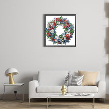Load image into Gallery viewer, Diamond Painting - Partial Special Shaped - Christmas wreath (30*30CM)