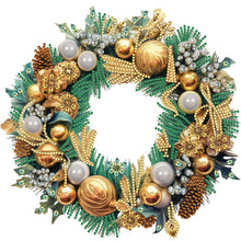 Load image into Gallery viewer, Diamond Painting - Partial Special Shaped - Christmas wreath (30*30CM)