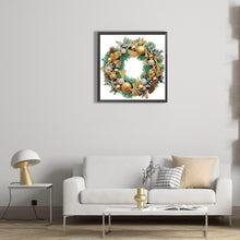 Load image into Gallery viewer, Diamond Painting - Partial Special Shaped - Christmas wreath (30*30CM)