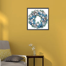Load image into Gallery viewer, Diamond Painting - Partial Special Shaped - Christmas wreath (30*30CM)