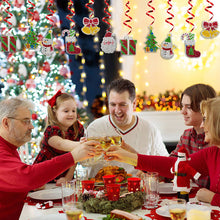 Load image into Gallery viewer, 6PCS Diamond Painting Hanging Sign Snowman Special Shape Xmas Gift Box Christmas