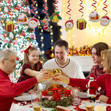 Load image into Gallery viewer, 6PCS Diamond Painting Hanging Sign Snowman Special Shape Xmas Gift Box Christmas