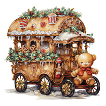 Load image into Gallery viewer, Diamond Painting - Partial Special Shaped - Christmas Cookie Cart (30*30CM)