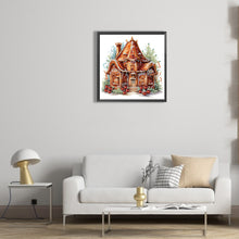 Load image into Gallery viewer, Diamond Painting - Partial Special Shaped - Christmas Cookie House (30*30CM)