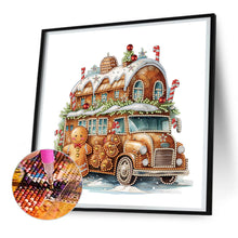 Load image into Gallery viewer, Diamond Painting - Partial Special Shaped - Christmas Cookie House (30*30CM)