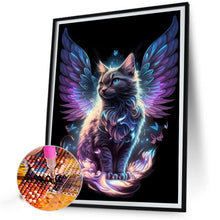 Load image into Gallery viewer, AB Diamond Painting - Full Round - angel cat (40*55CM)