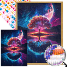 Load image into Gallery viewer, Diamond Painting - Full Round - Four Seasons Tree of Life (40*55CM)