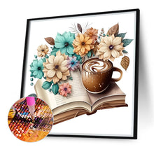 Load image into Gallery viewer, Diamond Painting - Full Round - book and coffee (40*40CM)