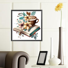Load image into Gallery viewer, Diamond Painting - Full Round - book and coffee (40*40CM)
