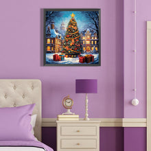 Load image into Gallery viewer, Diamond Painting - Full Round - winter christmas tree (40*40CM)
