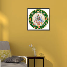 Load image into Gallery viewer, Diamond Painting - Partial Special Shaped - Christmas wreath (30*30CM)