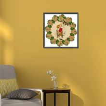 Load image into Gallery viewer, Diamond Painting - Partial Special Shaped - Christmas wreath (30*30CM)