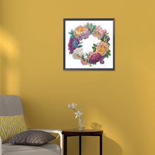 Load image into Gallery viewer, Diamond Painting - Partial Special Shaped - vintage garland (30*30CM)