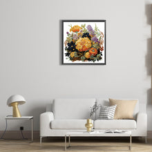 Load image into Gallery viewer, Diamond Painting - Partial Special Shaped - Autumn pumpkin sunflower (30*30CM)