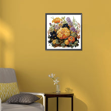 Load image into Gallery viewer, Diamond Painting - Partial Special Shaped - Autumn pumpkin sunflower (30*30CM)