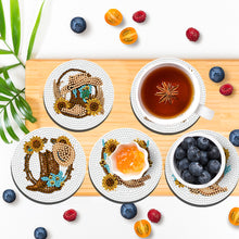 Load image into Gallery viewer, Diamond Painting Art Coaster Kit Acrylic Round with Holder (6pcs Chelsea Boots)