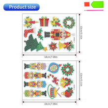 Load image into Gallery viewer, 4pcs/2set Diamond Arts Craft Mosaic Stickers Nutcracker Diamond Painting Sticker