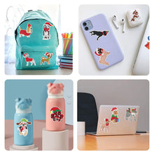 Load image into Gallery viewer, 4pcs/2set Gem Art DIY Craft Kits Xmas Cartoon Puppies Diamond Painting Sticker