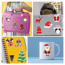 Load image into Gallery viewer, 8pcs/2set Gem Art DIY Craft Kits Christmas Grinch Diamond Painting Sticker Moose