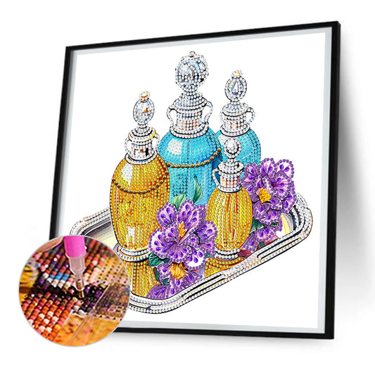 Diamond Painting - Partial Special Shaped - exquisite perfume (30*30CM)