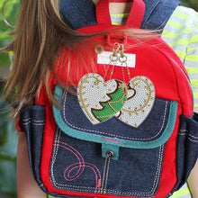 Load image into Gallery viewer, 5/6PCS Full Drill Keyring Xmas Dessert Cake Double Sided Xmas Bell Special Shape