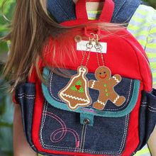 Load image into Gallery viewer, 5/6PCS Full Drill Keyring Xmas Dessert Cake Double Sided Xmas Bell Special Shape