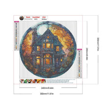 Load image into Gallery viewer, Diamond Painting - Full Round - halloween horror atmosphere glass art (30*30CM)