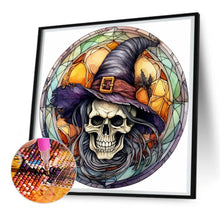 Load image into Gallery viewer, Diamond Painting - Full Round - halloween horror atmosphere glass art (30*30CM)
