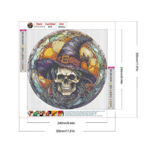Load image into Gallery viewer, Diamond Painting - Full Round - halloween horror atmosphere glass art (30*30CM)