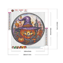 Load image into Gallery viewer, Diamond Painting - Full Round - Halloween horror atmosphere glass painting (30*30CM)