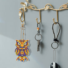 Load image into Gallery viewer, Full Drill Keyring Double Sided Diamond Painting Keychains (5PCS Butterfly Owl)