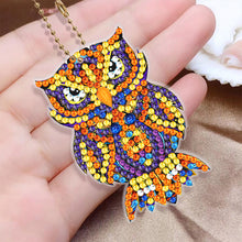Load image into Gallery viewer, Full Drill Keyring Double Sided Diamond Painting Keychains (5PCS Butterfly Owl)