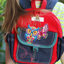 Load image into Gallery viewer, 8PCS Double Sided Rhinestone Painting Pendant Ornament(Butterfly OwlHummingbird)