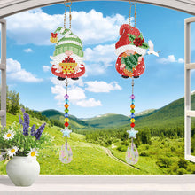 Load image into Gallery viewer, 2PCS Diamond Drawing Hanging Ornament Kit Suncatcher (Double Gnome)