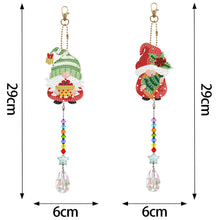 Load image into Gallery viewer, 2PCS Diamond Drawing Hanging Ornament Kit Suncatcher (Double Gnome)
