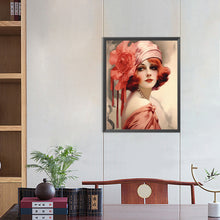 Load image into Gallery viewer, Diamond Painting - Full Round - charming woman (40*50CM)