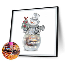 Load image into Gallery viewer, 4pcs Diamond Painting Set - Christmas snowman (30*30CM)