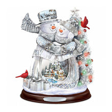 Load image into Gallery viewer, 4pcs Diamond Painting Set - Christmas snowman (30*30CM)