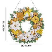 Load image into Gallery viewer, Special Shaped Crystal Painting Wreath Kit DIY Full Drill Garland (#2)