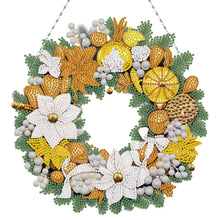 Load image into Gallery viewer, Special Shaped Crystal Painting Wreath Kit DIY Full Drill Garland (#2)