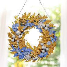 Load image into Gallery viewer, Special Shaped Crystal Painting Wreath Kit DIY Full Drill Garland (#4)