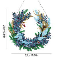 Load image into Gallery viewer, Special Shaped Crystal Painting Wreath Kit DIY Full Drill Garland (#5)