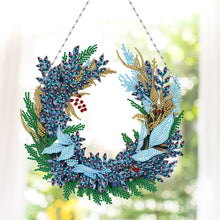 Load image into Gallery viewer, Special Shaped Crystal Painting Wreath Kit DIY Full Drill Garland (#5)