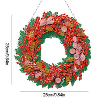Load image into Gallery viewer, Special Shaped Crystal Painting Wreath Kit DIY Full Drill Garland (#6)