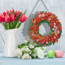 Load image into Gallery viewer, Special Shaped Crystal Painting Wreath Kit DIY Full Drill Garland (#6)