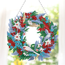 Load image into Gallery viewer, Special Shaped Crystal Painting Wreath Kit DIY Full Drill Garland (#7)