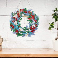 Load image into Gallery viewer, Special Shaped Crystal Painting Wreath Kit DIY Full Drill Garland (#7)