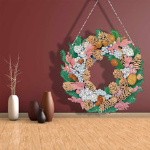 Load image into Gallery viewer, Special Shaped Crystal Painting Wreath Kit DIY Full Drill Garland (#8)