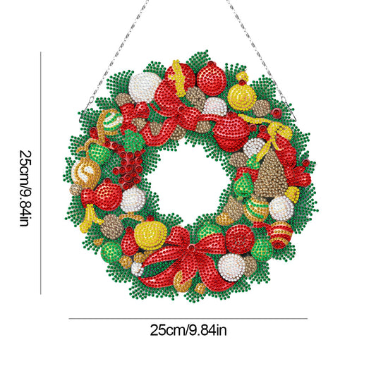 Special Shaped Crystal Painting Wreath Kit DIY Full Drill Garland (#11)