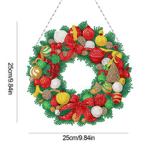 Load image into Gallery viewer, Special Shaped Crystal Painting Wreath Kit DIY Full Drill Garland (#11)